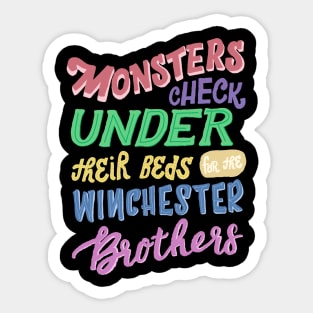 Winchester Brothers Sticker